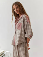 Liora - Classic Women's Pyjama Set With Long Sleeve Shirt For Cozy Nights In 1