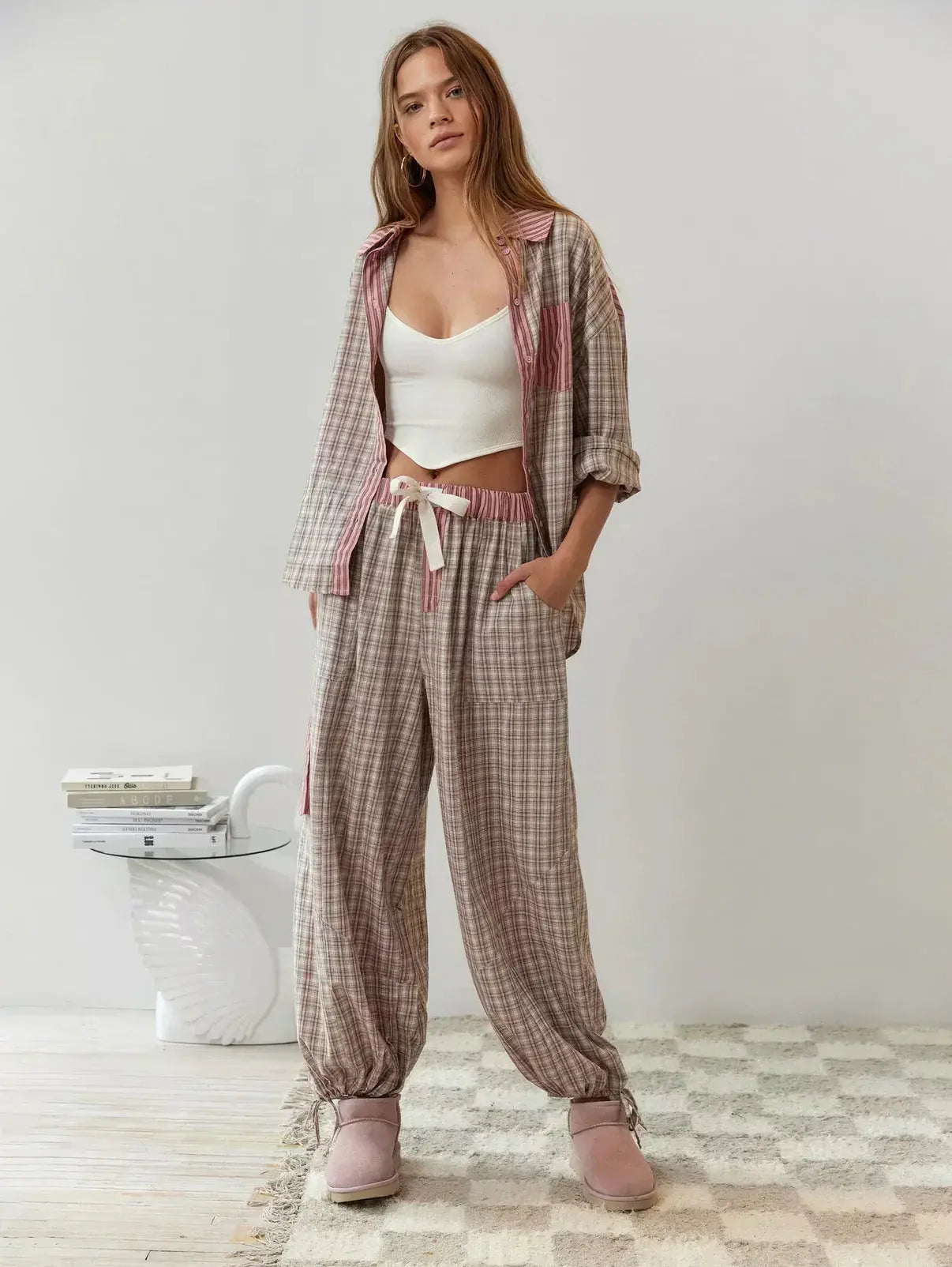 Liora - Classic Women's Pyjama Set With Long Sleeve Shirt For Cozy Nights In 3