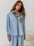 Liora - Classic Women's Pyjama Set With Long Sleeve Shirt For Cozy Nights In 4