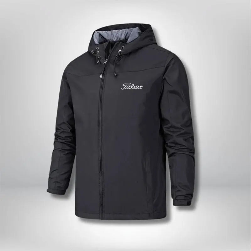 Moviq – Waterproof Unisex Rain Jacket With Modern Design For Everyday Use- Black