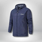 Moviq – Waterproof Unisex Rain Jacket With Modern Design For Everyday Use- Dark Blue