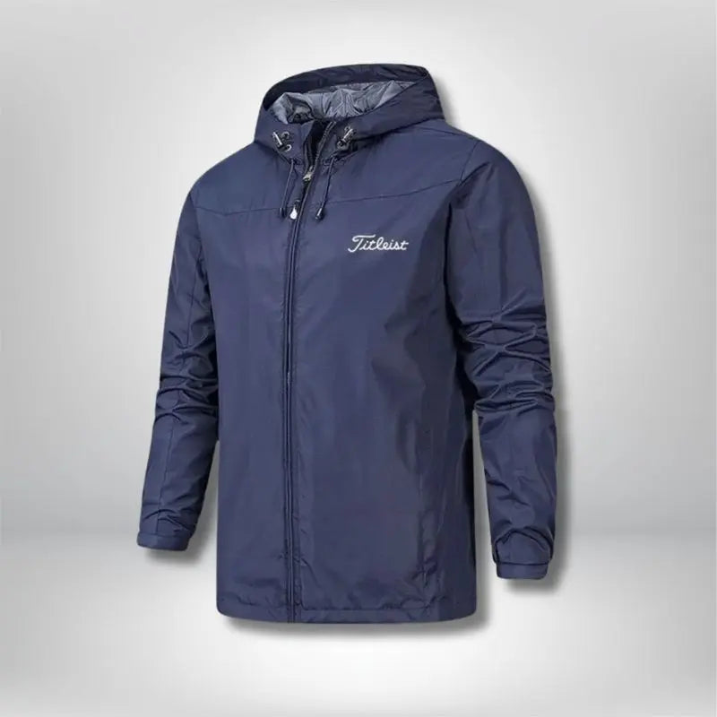 Moviq – Waterproof Unisex Rain Jacket With Modern Design For Everyday Use- Dark Blue