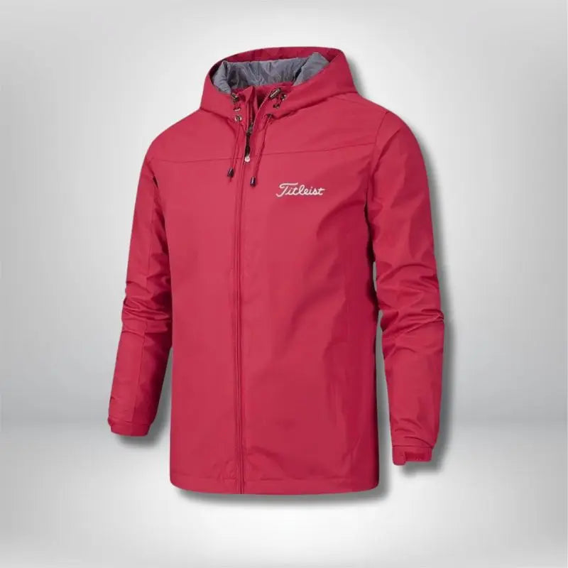 Moviq – Waterproof Unisex Rain Jacket With Modern Design For Everyday Use- Red