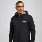 Moviq – Waterproof Unisex Rain Jacket With Modern Design For Everyday Use- Black