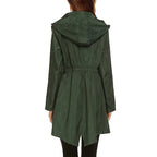 MunaWear - Rain Jackets - Faela – Stylish Women's Hooded Rain Jacket With Lightweight Design For Unpredictable Weather - Green