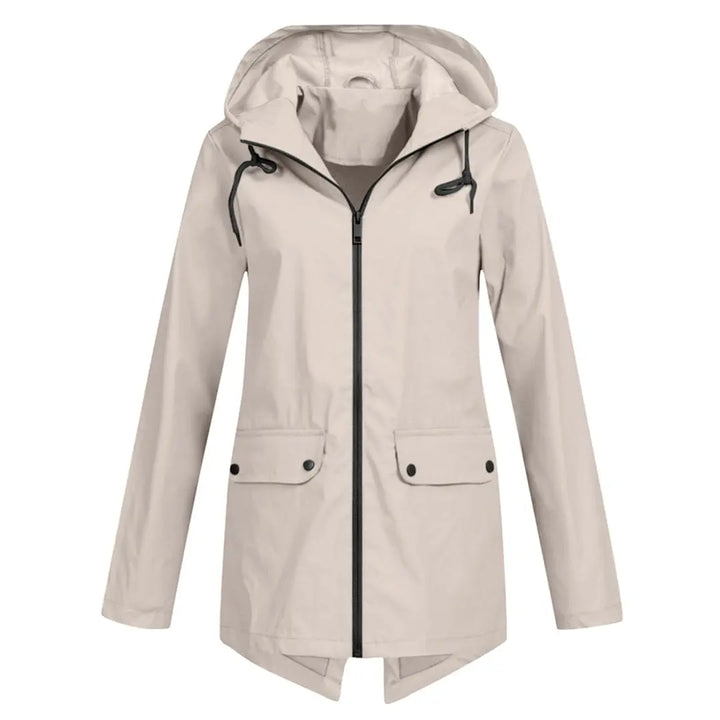 Francine – Stylish Women's Rain Jacket With Hood For All-Weather Protection 0