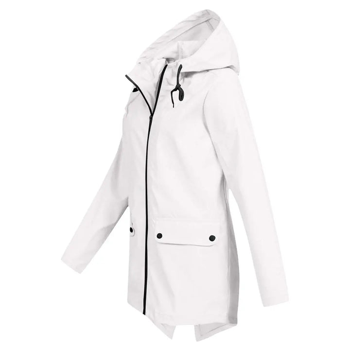 Francine – Stylish Women's Rain Jacket With Hood For All-Weather Protection 5
