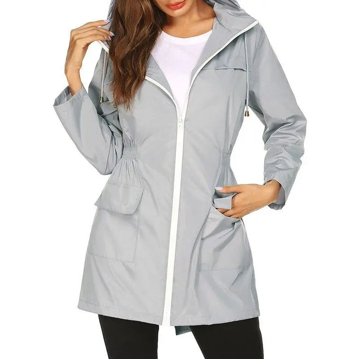Liora – Stylish Women's Hooded Rain Jacket With Lightweight Design For Unpredictable Weather 1