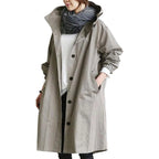 Liora – Stylish Women's Long Rain Jacket With Modern Design For Everyday Wear 3