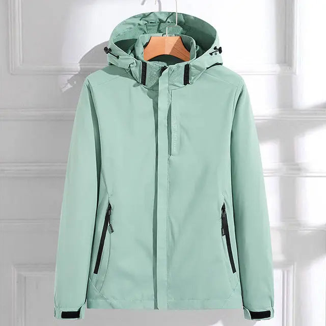 Liora – Stylish Women's Rain Jacket With Hood For All-Weather Protection 0