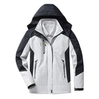 Vela – Stylish Women's Rain Jacket With Hood For Everyday Protection- White