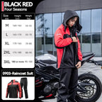 Liam – Lightweight Waterproof Motorcycle Raincoat Suit for Men & Women, Size S-XL 0