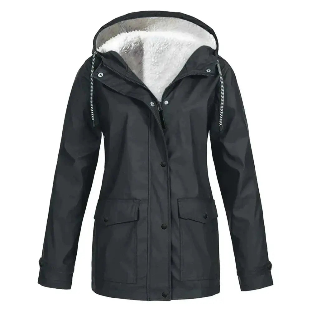 Liora – Stylish Women's Rain Jacket With Warmth For Cold, Wet Days 0
