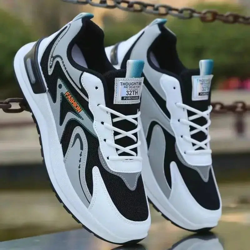 Caden - Breathable Men's Running Shoes With Thick Sole For Casual Wear 6