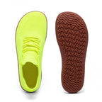 MunaWear  Running Shoes  Mia – Unisex Lightweight Minimalist Barefoot Running Shoes with Breathable Zero Soles  Yellow-42