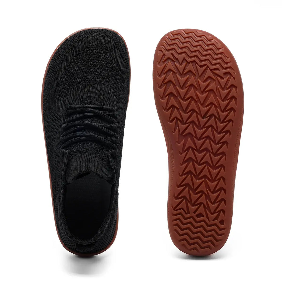 MunaWear  Running Shoes  Mia – Unisex Lightweight Minimalist Barefoot Running Shoes with Breathable Zero Soles  black-41