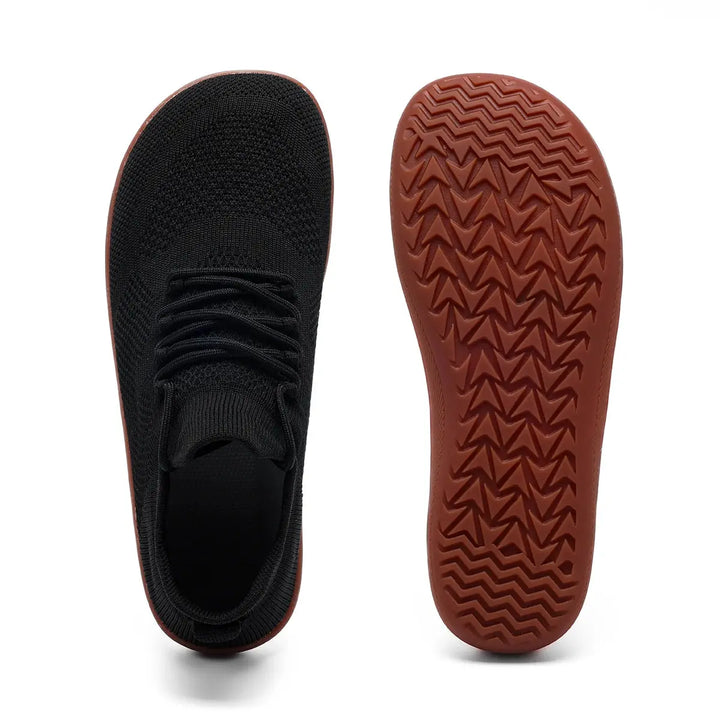 MunaWear  Running Shoes  Mia – Unisex Lightweight Minimalist Barefoot Running Shoes with Breathable Zero Soles  black-41