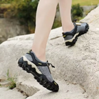 Strive – Lightweight Breathable Mesh Sports Shoes for Outdoor Activities- Gray