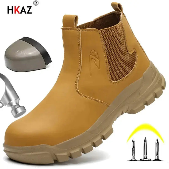 Ethan – Waterproof Steel Toe Safety Work Boots for Outdoor Adventures, Sizes 7-13 1