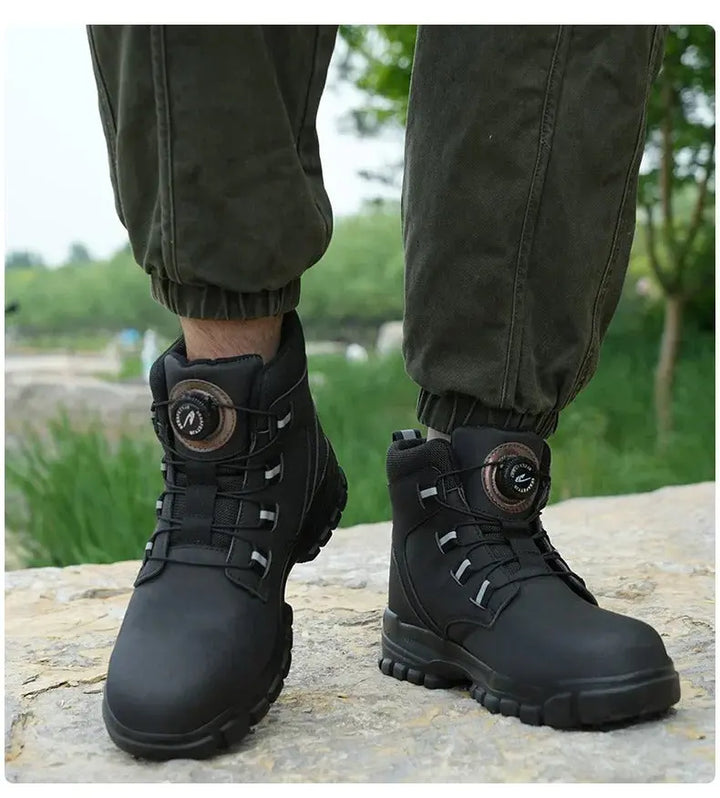 Ethan – Waterproof Steel Toe Safety Work Boots for Outdoor Adventures