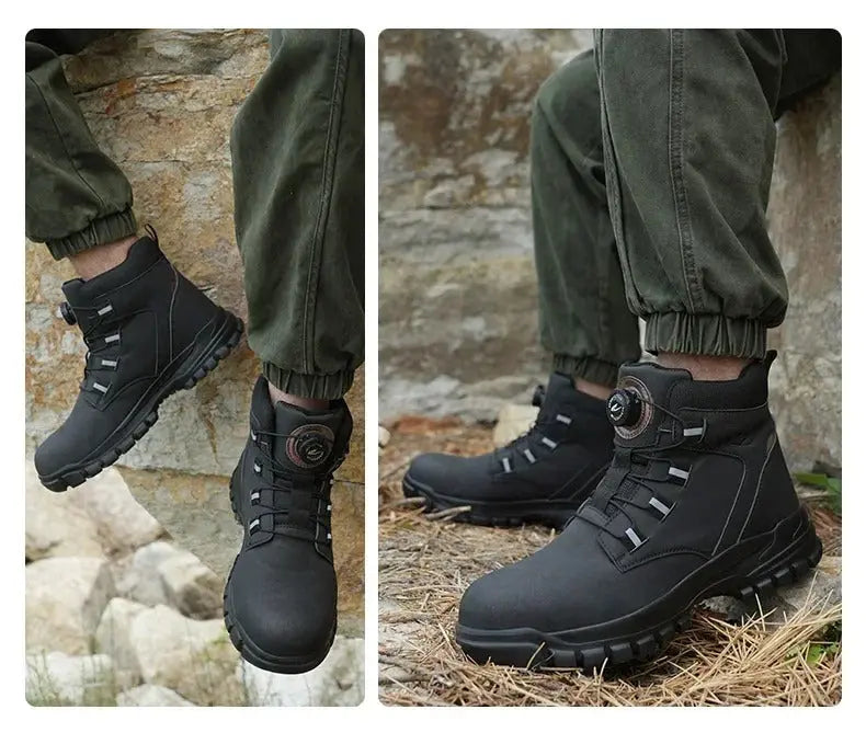 Ethan – Waterproof Steel Toe Safety Work Boots for Outdoor Adventures