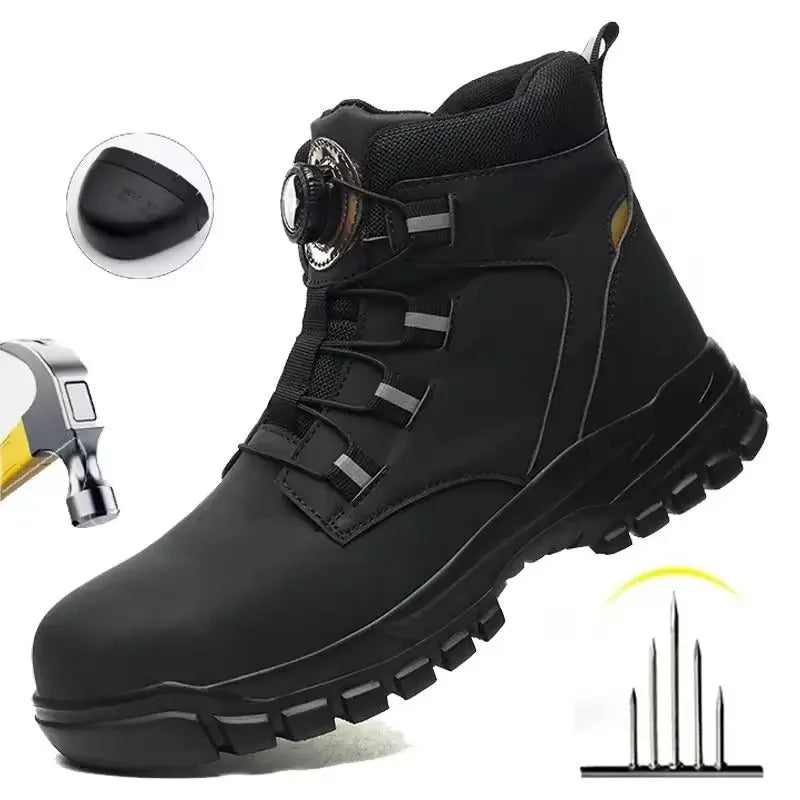 Ethan – Waterproof Steel Toe Safety Work Boots for Outdoor Adventures