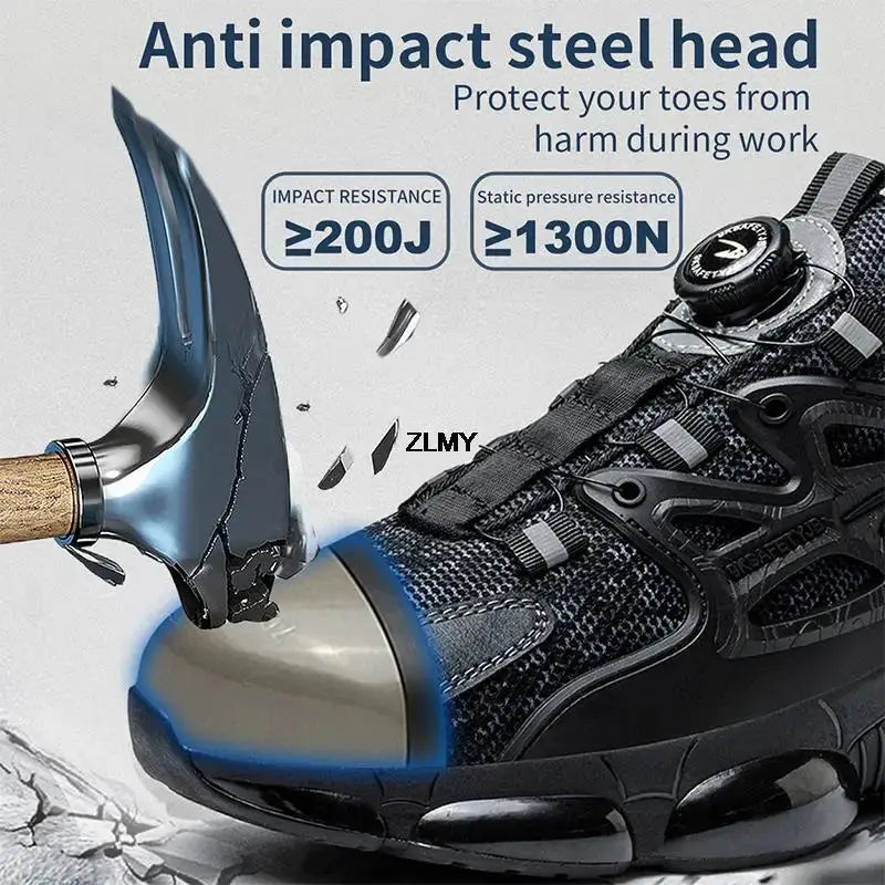 Caden – Durable Men's Steel Toe Sneakers With Air Cushion For Comfortable Work And Slip Resistance 1