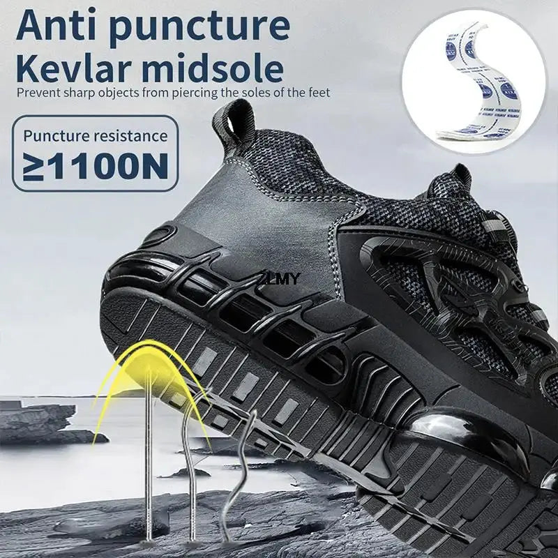 Caden – Durable Men's Steel Toe Sneakers With Air Cushion For Comfortable Work And Slip Resistance 2