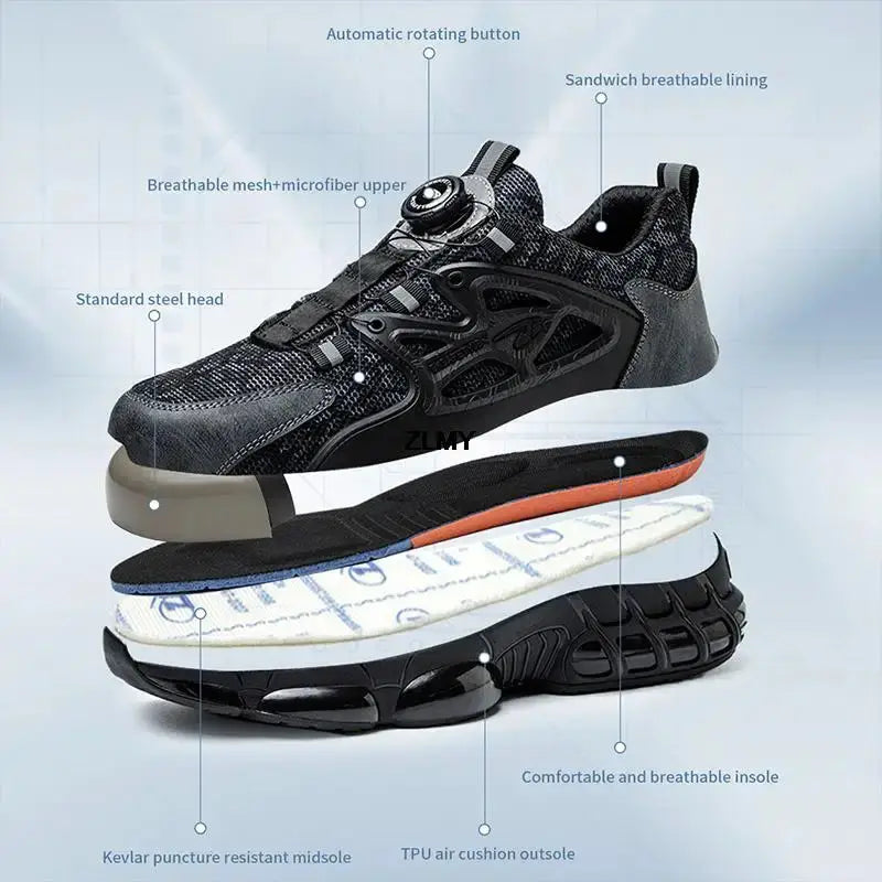 Caden – Durable Men's Steel Toe Sneakers With Air Cushion For Comfortable Work And Slip Resistance 5