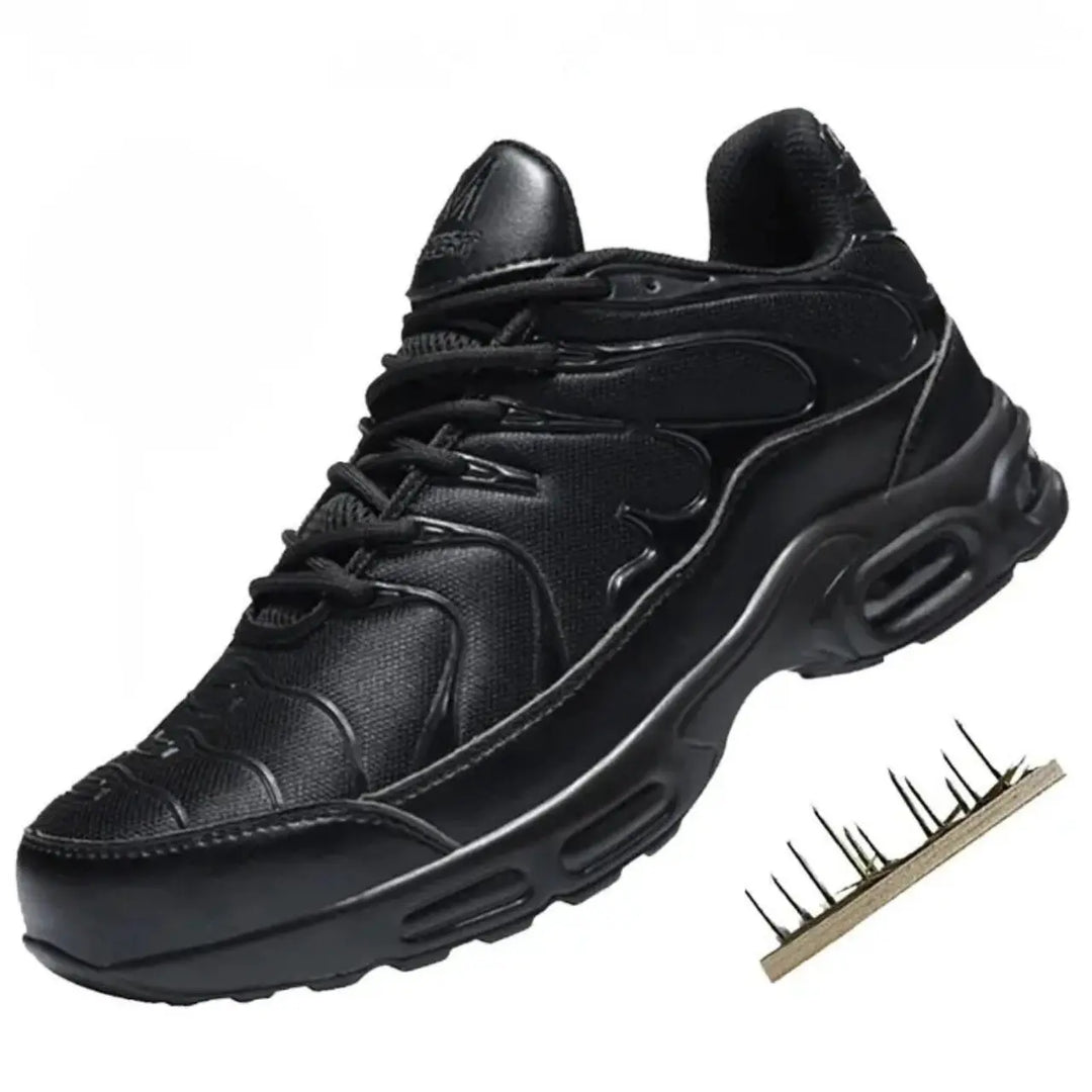 MunaWear - Safety Shoes - Caden – Lightweight Steel Toe Work Sneakers With Non-Slip Sole For Men’s Safety And Comfort - 