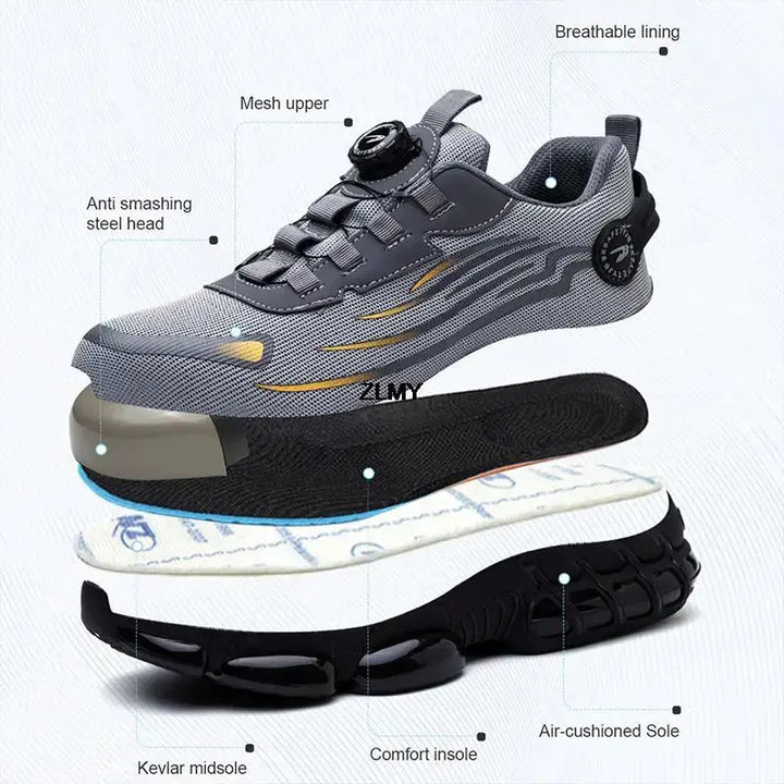 Caden – Steel Toe Sneakers With Air Cushion And Slip Resistance For Comfortable Work 5