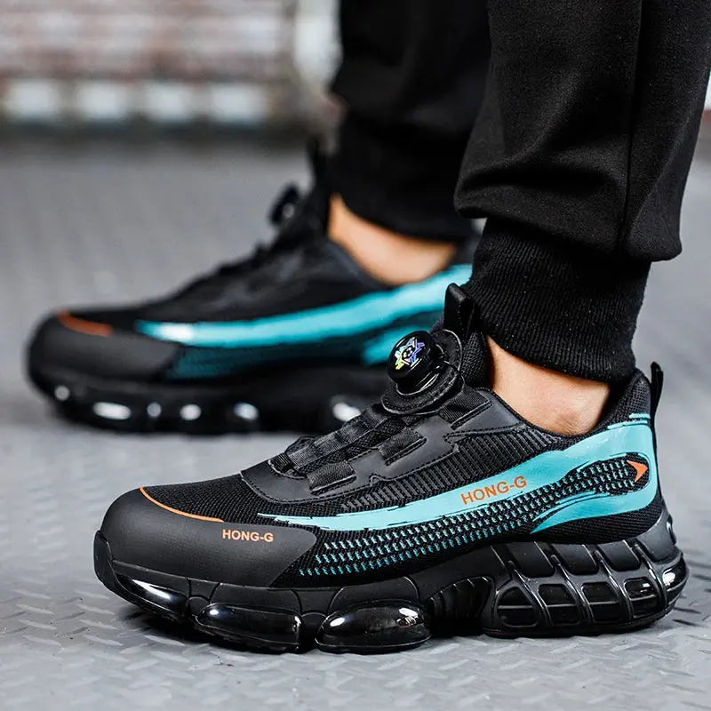 Caden – Steel Toe Work Shoes With Slip Resistant Sole For Men’s Industrial Safety 2