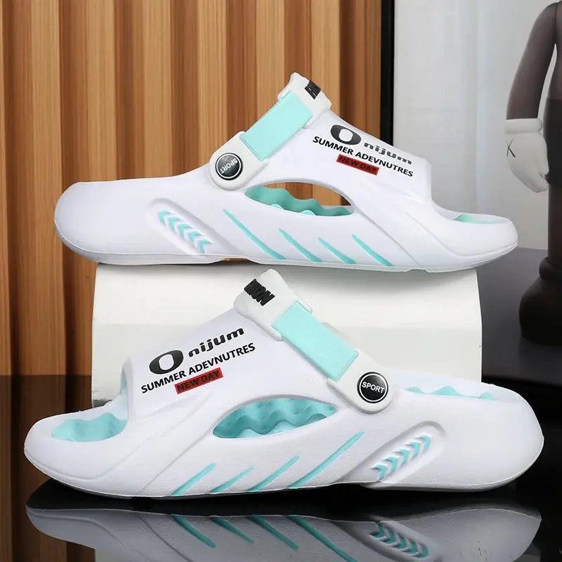 MunaWear  Sandals  Ethan - Soft-Sole EVA Platform Slides for Men - Comfortable Indoor & Outdoor Men's Sandals 