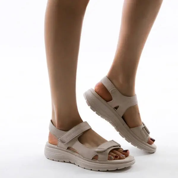 Supportive Womens Sandals with Adjustable Straps and Cushioned Sole for Casual Outings 2