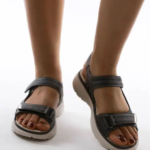 Supportive Womens Sandals with Adjustable Straps and Cushioned Sole for Casual Outings 4
