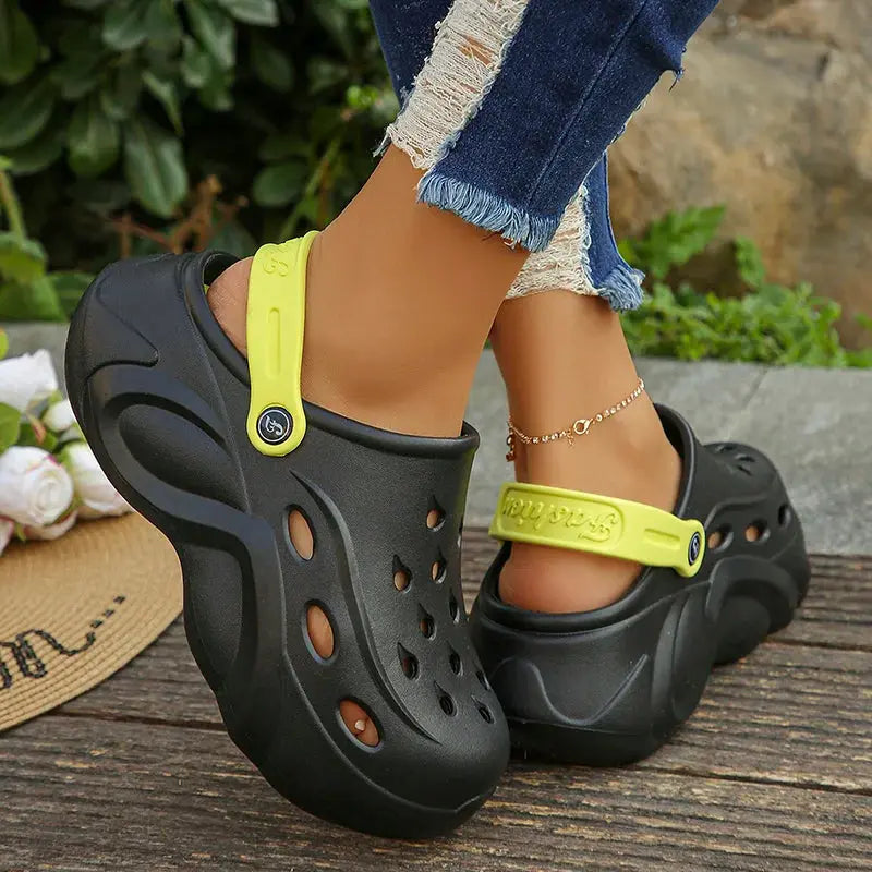 MunaWear  Sandals  Mia – Chunky Platform Sandals for Women with Soft Thick Bottom and Non-Slip EVA Wedge 