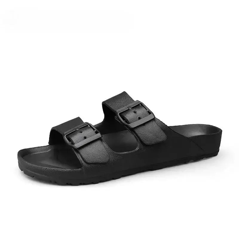 MunaWear  Sandals & Slides  Asher - Lightweight Men's Slippers with Adjustable Fit and Anti-Slip Sole for Ultimate Comfort 