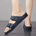 MunaWear - Sandals & Slides - Asher - Lightweight Unisex Slippers with Adjustable Fit and Anti-Slip Sole for Ultimate Comfort - 