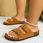 MunaWear  Sandals & Slides  Atlas – High-Quality Unisex Two-Buckle Casual Slides for Indoor & Outdoor Comfort 