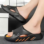 MunaWear - Sandals & Slides - Caden – Comfortable Indoor Outdoor Sandals with Soft Cushioned Footbed for Men - 