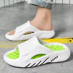 MunaWear - Sandals & Slides - Caden – Comfortable Indoor Outdoor Sandals with Soft Cushioned Footbed for Men - 