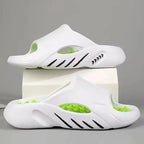 MunaWear - Sandals & Slides - Caden – Comfortable Indoor Outdoor Sandals with Soft Cushioned Footbed for Men - 