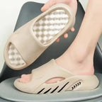 MunaWear - Sandals & Slides - Caden – Comfortable Indoor Outdoor Sandals with Soft Cushioned Footbed for Men - 