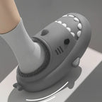 MunaWear - Sandals & Slides - Finn – Cozy Waterproof Shark Slides Slippers for Men and Women with Plush Fur Lining - 