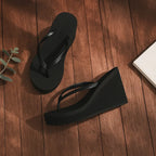 MunaWear  Sandals & Slides  Solara - Stylish Wedge Platform Flip Flops for Women, Comfortable Summer Sandals for Beach & Casual Outings 