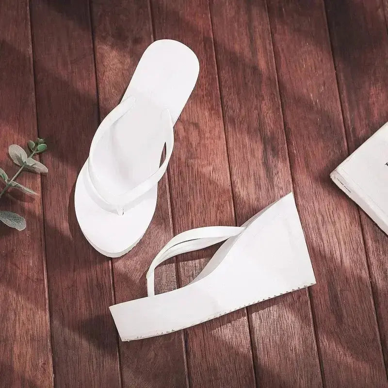 MunaWear - Sandals & Slides - Solara Wedge Sandals – Stylish Women’s Flip Flops & Platform Summer Slides - 