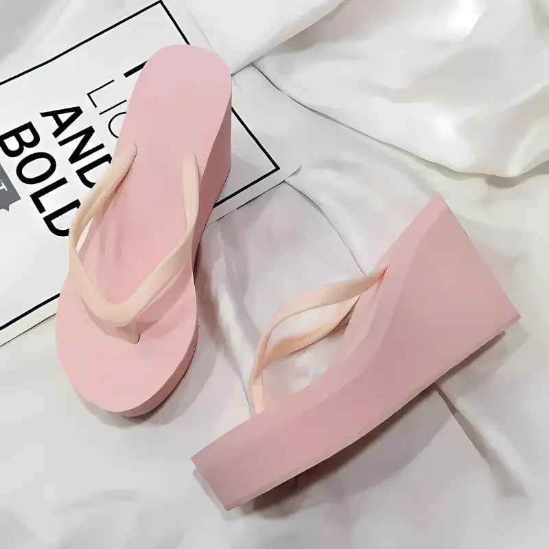 MunaWear - Sandals & Slides - Solara Wedge Sandals – Stylish Women’s Flip Flops & Platform Summer Slides - 