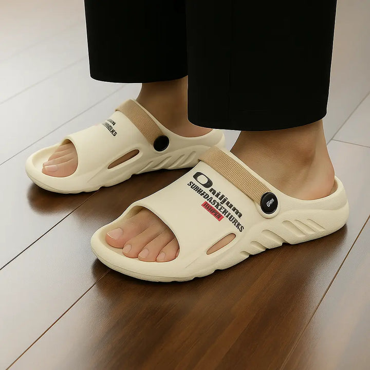 TideSwift - Soft-Sole EVA Platform Slides for Men and Women - Comfortable Indoor & Outdoor Men's Sandals