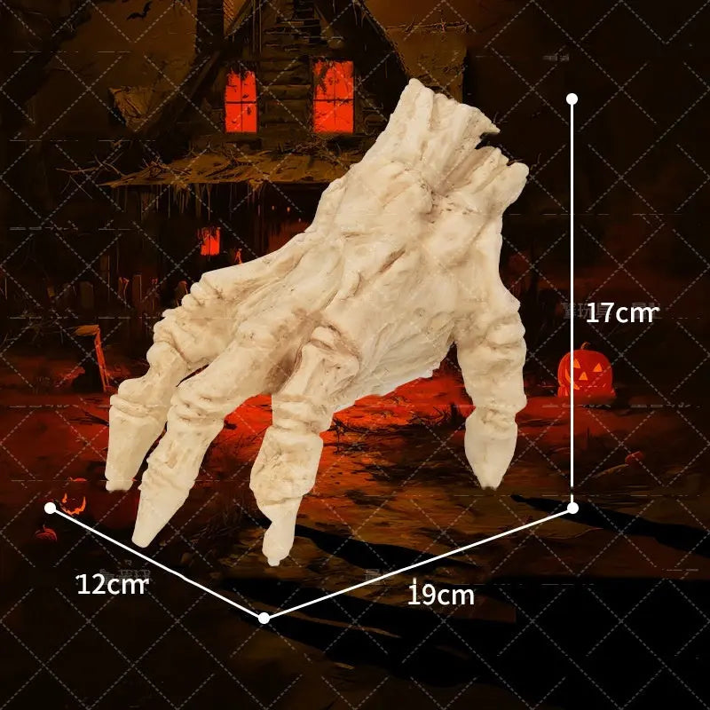 Creepy Halloween Zombie Hand Decoration – Bright Electric Prop for Spooky Parties 3