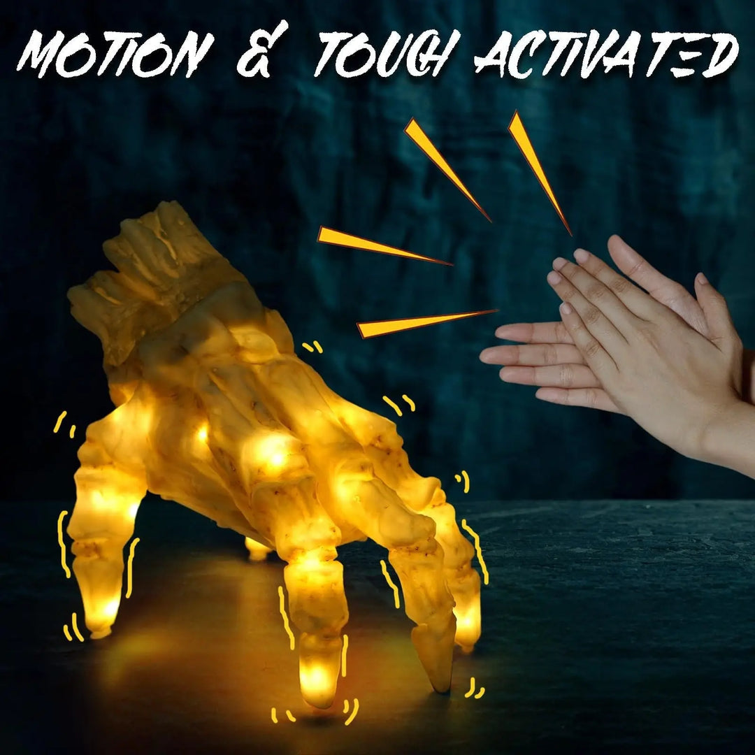 Creepy Halloween Zombie Hand Decoration – Bright Electric Prop for Spooky Parties 6